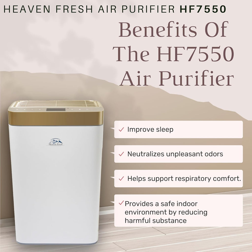 Heaven Fresh HF7550 6 Stage HEPA Air Purifier and Humidifier System