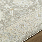 Hauteloom Bellington Living Room, Bedroom Area Rug - Neutral Traditional Bohemian Bordered - Gray, Cream, Beige, Brown - 7'10" x 10'2"