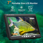 Eyoyo Underwater Fishing Camera 7 Inch 15M w/o DVR + 7 Inch 30M w/DVR