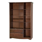 100% Solid Wood Grand Wardrobe Armoire - Mocha