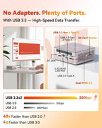 GEEKOM A5 Mini PC with AMD Ryzen 5 7430U  3-Year Coverage  16GB RAM(Upgradable  Not LPDDR)&512GB M.2 NVMe SSD  Windows 11 Pro Desktop Computer Support 8K/Wi-Fi 6/BT 5.2/USB 3.2/SD Slot/6x USB