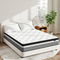 King Size Mattress, 12 Inch Hybrid Mattress in A Box, Memory Foam & Individually Pocket Spring for Pain Relief, Medium Firm King Mattresses