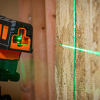Klein Tools 93MCLPG Compact Self-Leveling Laser Level with Plumb Spot, Bright Green Cross Line, 75-Foot Range, Laser Class 2, Power Output
