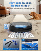 ECOVACS DEEBOT T80 Omni Robot Vacuum and Mop, Instant Self-Cleaning OZMO Roller Mop, TruEdge Deep Cleaning, AI Navigation, 18,000Pa Suction and ZeroTangle 3.0 for Pets and Carpets