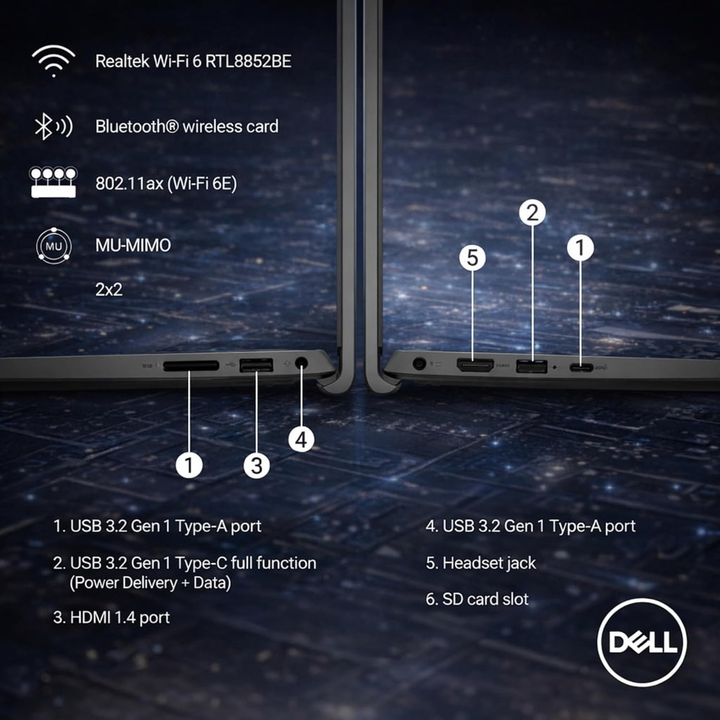 Dell Inspiron 15.6" FHD Touchscreen Business Laptop  13th Gen Intel Core i5 (Beat i7-1250U)  12GB RAM  768GB Storage(256GB SSD and 512GB External)  Win 11  Office 365 for Web  USB-C  no Mouse