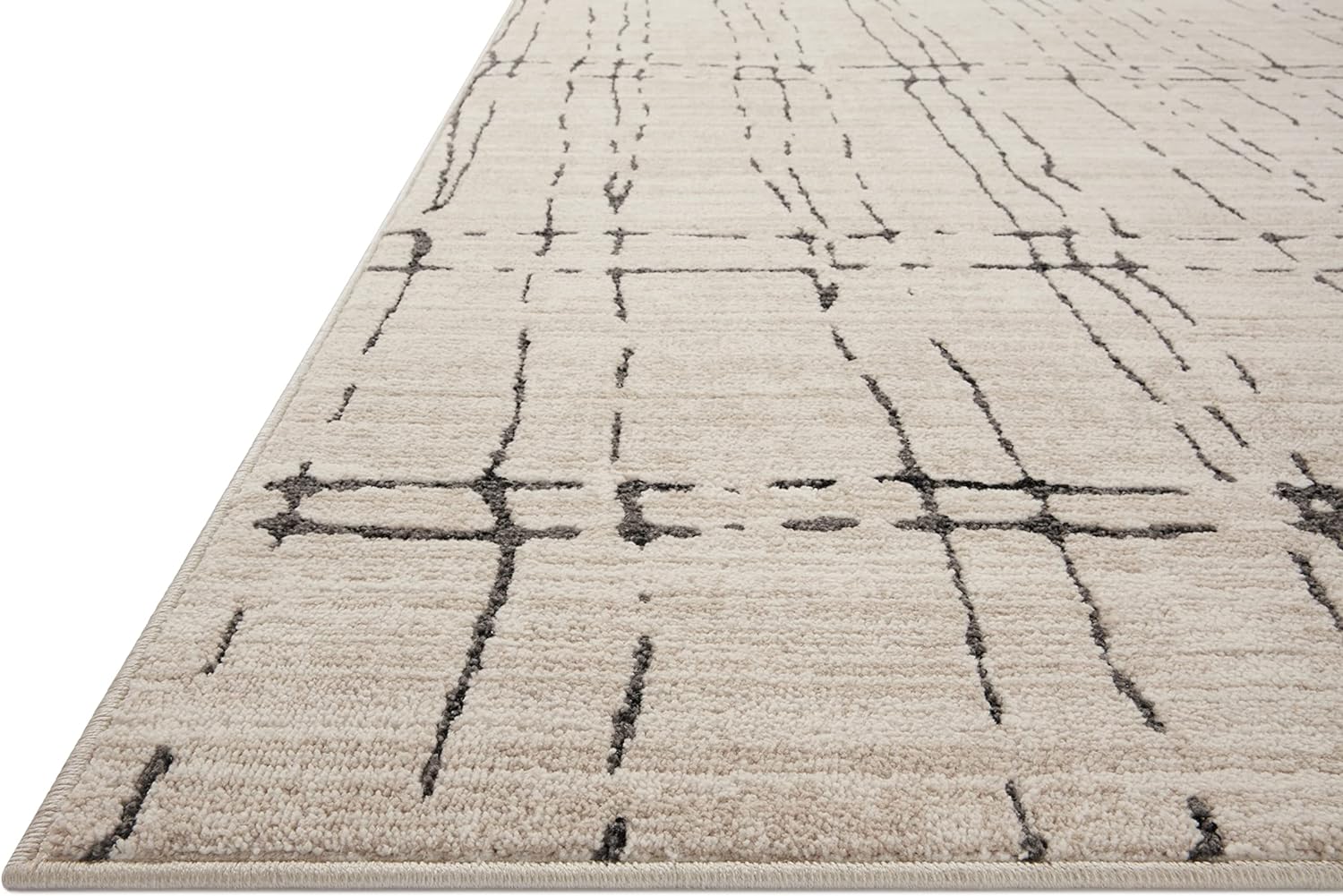 Loloi Darby Collection DAR-06 Sand/Dk. Grey 7'-10" x 10' Area Rug