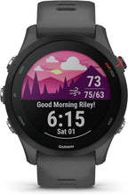 Garmin Forerunner® 255  GPS Running Smartwatch  Advanced Insights  Long-Lasting Battery  Slate Gray