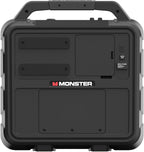 Monster Vision 2 | Portable Entertainment System with 15.6" 1080p Display & 60W Speakers | up to 25 Hours of Playtime | Dual HDMI Ports | Includes 3ft USB-C to HDMI Cable | Portable TV