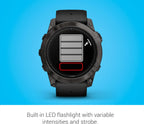 Garmin epix Pro (Gen 2) Sapphire Edition  51mm  High Performance Smartwatch  Advanced Training Technology  Built-in Flashlight  Black