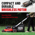 58V 21" Electric Lawn Mower Cordless Self-Propelled Lawn Mower  Brushless Motor  3-in-1 (Mowing/Collecting/Mulching)  7 Cut Heights  Foldable  LED Light  7.5Ah Battery & Charger(60Min runtime)