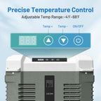 Alpicool 12 Volt Refrigerator 12V Car Fridge 10 Quart Small Car Refrigerator Portable Fridge 12/24V DC 110~240 Volt AC for Truck RV Camper SUV Portable Freezer Electric Cooler for Camping (-4℉-68℉)