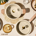 CAROTE 22Pcs Pots and Pans Set Non stick, Ceramic Cookware Set, Non-toxic Kitchen Cooking Set, PFAS and PFOA Free