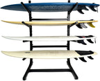 4 Layer Surfboard Rack Surfboard Storage Rack Ski Storage Rack Can Hold Various Surfboard, Standing Paddle Board, Snowboard And Hanging Diving Suits, Life Jackets Etc.and other Water Sports Equipment
