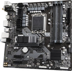 GIGABYTE B760M DS3H AX DDR4 Intel LGA 1700 mATX Motherboard, Support Intel Core 14th/13th/12th Gen, DDR4, 6+2+1 Power Phase, 2X M.2, PCIe 4.0, USB-C, WIFI6E, 2.5GbE LAN, Q-Flash Plus, PCIe EZ-Latch