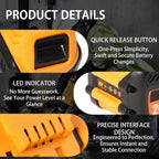 9Ah DCB609 Battery Replacement for Dewalt Flexvolt 20V/60V Max Lithium Ion Batteries