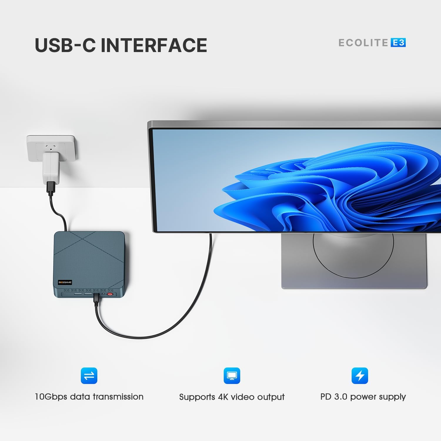 BOSGAME N150 Mini PC E3  Twin Lake N150(Beat N100/N95  up to 3.6GHz)  16GB DDR4 RAM 512 SSD Mini Computers 11 Pro Desktop 4K Dual Display/HDMI/WiFi/BT/LAN for Home/Office
