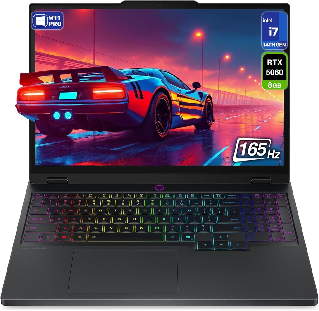 Lenovo Legion 5i AI-Powered Gaming Laptop  Intel i7-14700HX  96 GB DDR5 5600  (4TB+4TB) PCIe SSD  15.1" WQXGA (2560x1660) Display  Nvidia G-Force RTX 5060  24-Zone RGB Backlit  W11 Pro  Eclipse Black