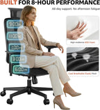 ErgoSift M1 Ergonomic Office Chair Mesh Chair, Home Office Desk Chairs with Adjustable Lumbar Support, Comfortable Computer Gaming Chair, Office Chair for Long Hours (Black)