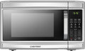Chefman Countertop Microwave Oven, 1.3 Cu. Ft. Digital, Stainless Steel, 1000 Watts, with 6 Auto Menus, 10 Power Levels, Eco Mode, Memory, Mute Function, Child Safety Lock, Easy Clean Microwave Ovens