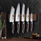 HOSHANHO Knife Set with Magnetic Knife Holder, 6 Pieces Japanese High Carbon Stainless Steel Kitchen Knife Sets, Ultra Sharp Professional Chef Knives Sets