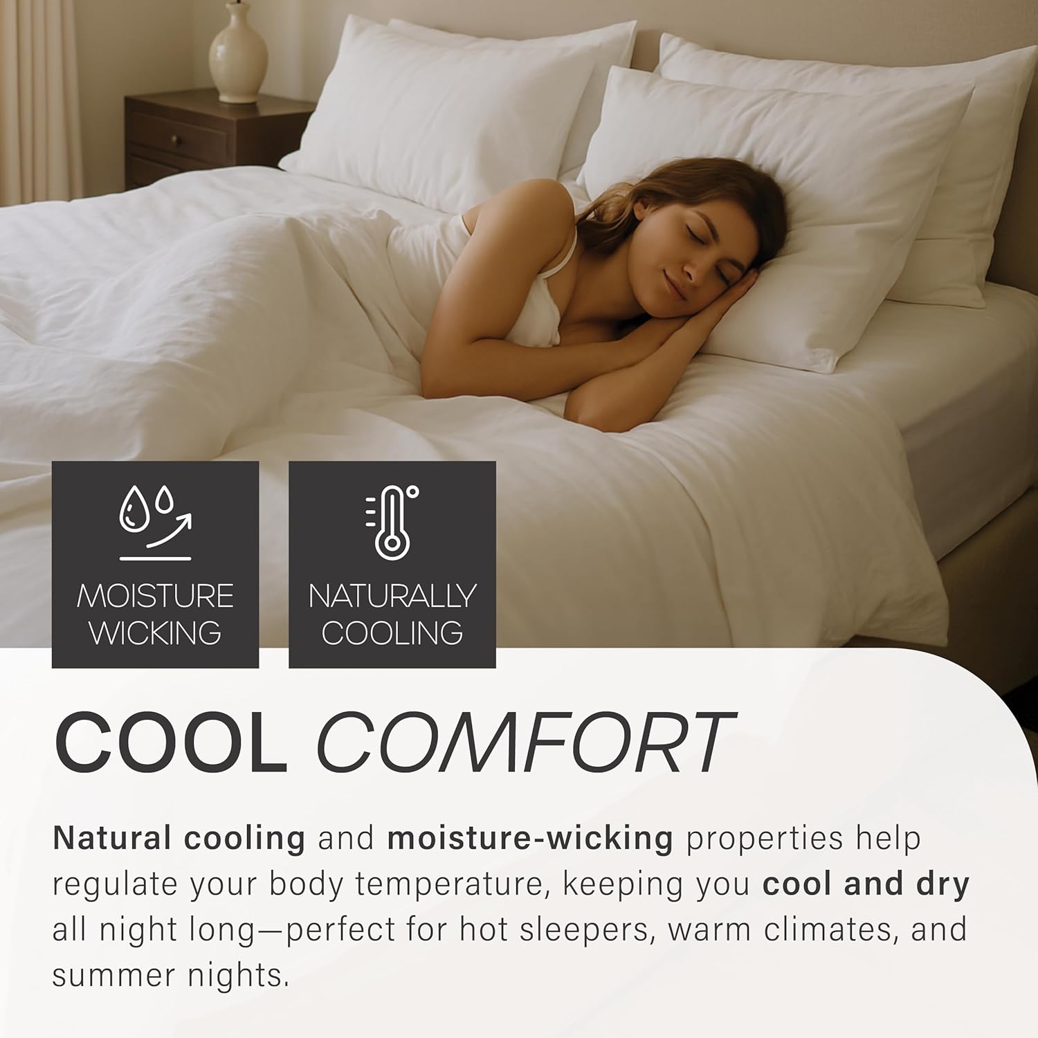 Eucalyptus Collection King Size Sheet w/Silver Ions | 100% Tencel | Ultra Soft | Cooling for Hot Sleepers | 18" Deep Pocket Grey