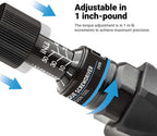 Capri Tools CP21075 Certified Limiting Torque Screwdriver Set, Small, Black, 10-50 in-lbs / Manual