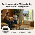 ApoloSign 32 inch FHD Smart Portable TV Gen2  16G +128G Storage  Android 15 OS  15000mAh  Rolling TV on Wheels with Rotatable Touch Screen  Built-in Battery  Full Swivel Rotation  Voice Remote
