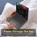 ASUS Chromebook Laptop Student Business 2024  14" FHD Anti-Glare Display  8-Core MediaTek Kompanio 520  4GB RAM  128GB (64GB eMMC+64GB Card)  Webcam  WiFi  15+ Hrs Battery  Chrome OS +HubxcelAccessory