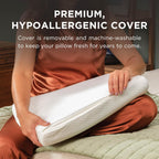 TEMPUR-Pedic, Standard TEMPUR-Neck Pillow, High Profile-2-Pack, White 2 Count