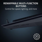 Razer Laptop Cooling Pad: Adaptive Smart - Intelligent Fan Control - Airtight Pressure Chamber - Fits Most Laptops & Macbooks 14” to 18" - Preset & Custom Fan Curves - 3 Port USB Type A - Chroma RGB