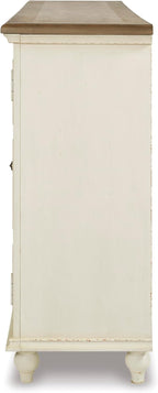 Signature Design by Ashley Roranville French Country Accent Cabinet or Server, White