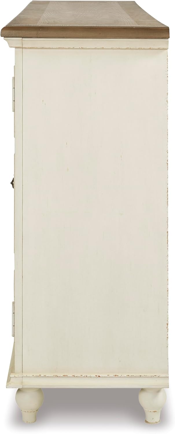 Signature Design by Ashley Roranville French Country Accent Cabinet or Server, White