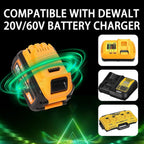 9Ah DCB609 Battery Replacement for Dewalt Flexvolt 20V/60V Max Lithium Ion Batteries