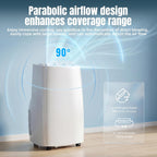 AKIRES 14000 BTU Portable Air Conditioners,3-IN-1 Portable AC Unit With Fan & Dehumidifier,Remote Control,24H Timer,Sleep Modes,Cools Room Up To 700 sq.ft,Suitable for Bedroom,Room, Office,Apartment