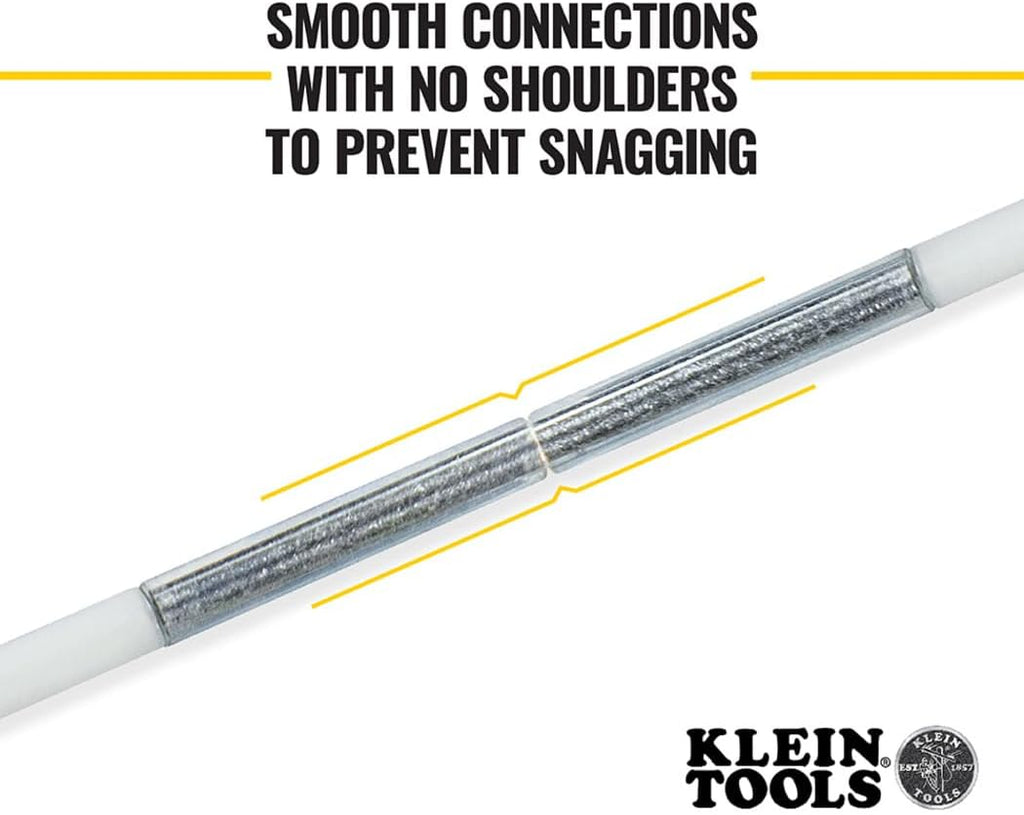 KLEIN TOOLS 56430 Glow Fish Rod Set, Wire Puller, 30-Foot
