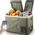 BODEGACOOLER 12 Volt Car Refrigerator, 34Quart (32L) Car Fridge Dual Zone, 12V Portable Freezer APP Control, RV Car Cooler -4℉-68℉ 12/24V DC 100-240V AC for Outdoor Camping Travel Vehicles Home Use