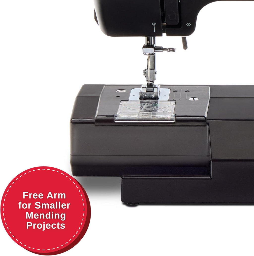 SINGER® M1000 Mending Machine (Black) with Accessories | 4 Built in Stitches deliver 32 Stitch Applications | Compact, Lightweight, Portable | Great for Light to Medium Weight Fabrics & Repairs