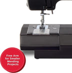 SINGER® M1000 Mending Machine (Black) with Accessories | 4 Built in Stitches deliver 32 Stitch Applications | Compact, Lightweight, Portable | Great for Light to Medium Weight Fabrics & Repairs