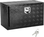 VEVOR Underbody Truck Box, 30"×14"×16" Pickup Storage Box, Heavy Duty Aluminum Diamond Plate Tool Box with Lock and Keys, Waterproof Trailer Storage Box with T-Handle Latch for Truck, Van, Trailer