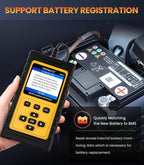 OBD2 Scanner for Jaguar/Land/Rover, OM501 All Systems Diagnostic Tool with 15 Resets (Oil/ETC/EPB/ABS/SAS/BAT Register...), Full OBDII Functions Read&Erase Fault Codes, Free Software Update