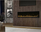 Dimplex IgniteXL 60" Built-in Linear Electric Fireplace with Driftwood and River Rock Accessories (Models: XLF60 & LF60DWS-KIT) 8530/5118 BTU, 240/120 Volt, 2500/1500 Watt, Black