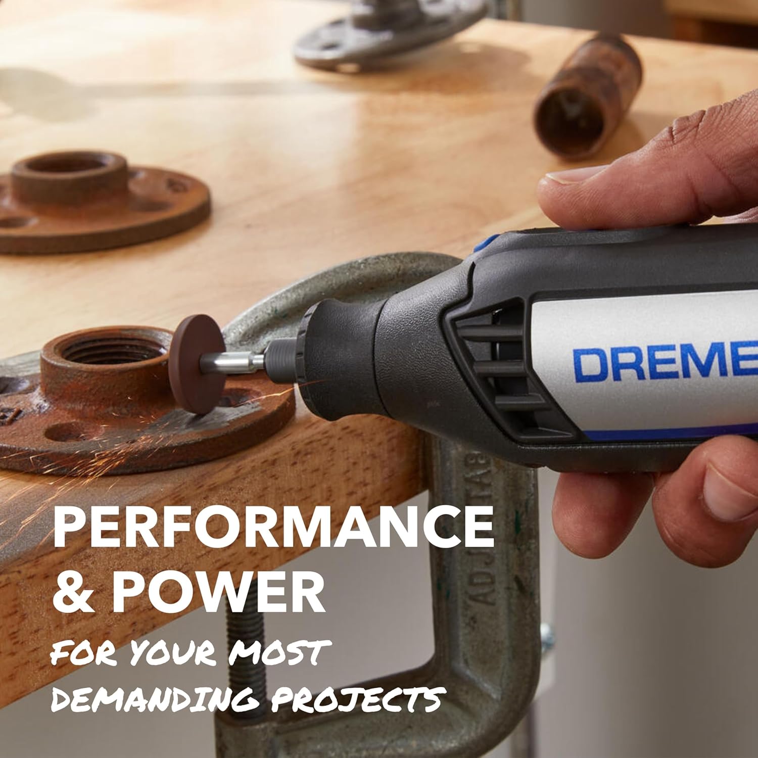 Dremel 4000-1/25 Variable Speed Rotary Tool Kit- Engraver, Polisher, and Sander- Perfect for Cutting, Detail Sanding, Engraving, Wood Carving, and Polising- 1 Attachment & 25 Accessories