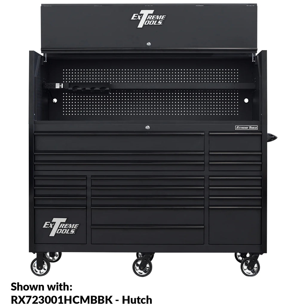 Extreme Tools RX250 Series 72-in x 30-in Roller Cabinet 19-Drawer 250 lb Drawer Slides