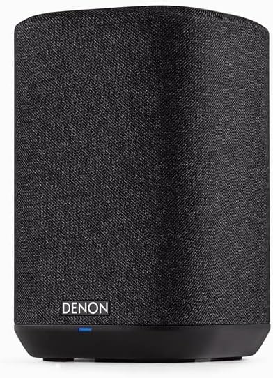 Denon Home 150 Wireless Smart Speaker – Compact Design  Wi-Fi & Bluetooth  HEOS Built-in  Alexa Built-in  Siri & AirPlay 2  Spotify Connect  Multi-Room Support  Black
