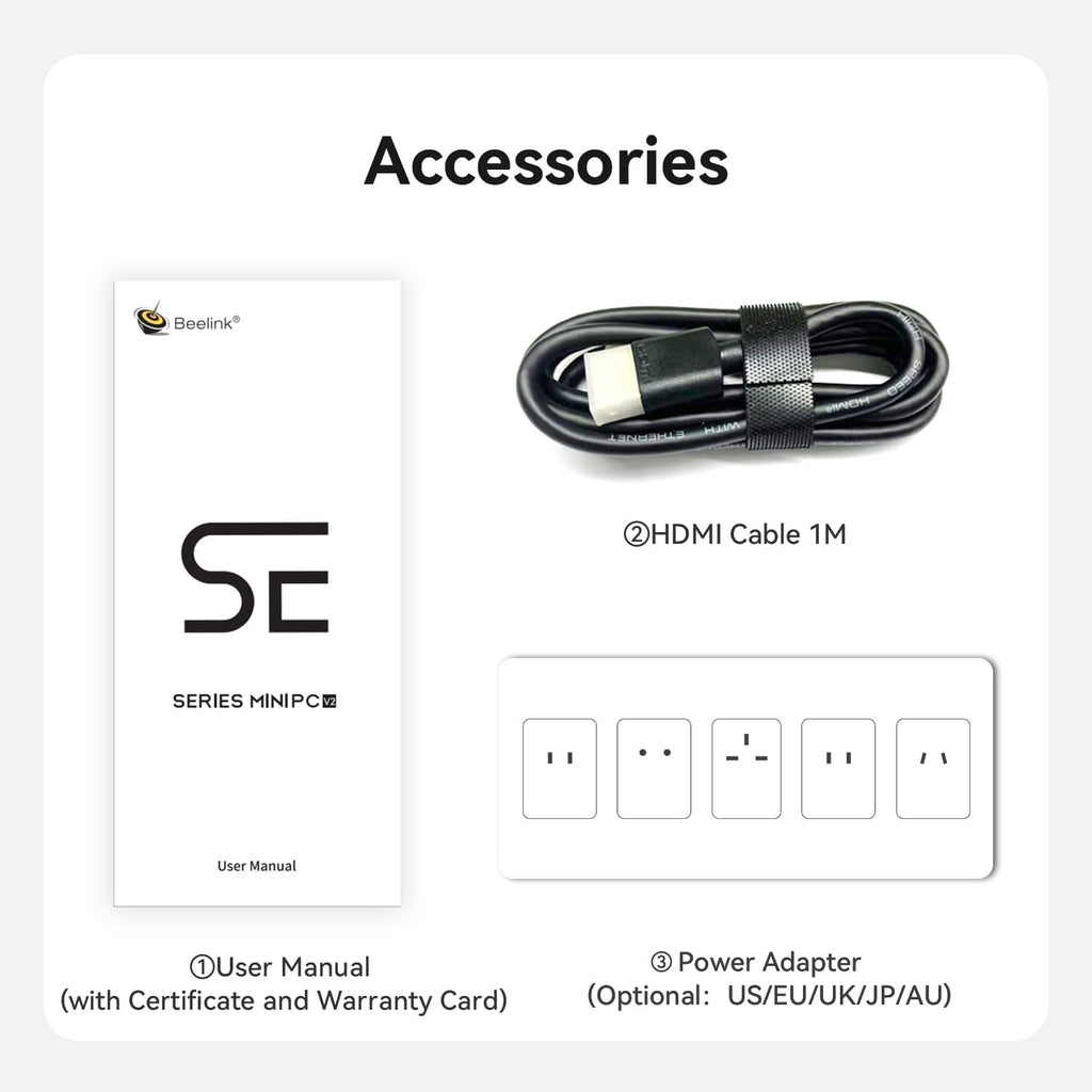 Beelink SER9 Pro Mini PC  AMD Ryzen 7 H 255(Up to 4.9GHz) 8C/16T  Mini Desktop Computer 32GB LPDDR5X RAM 1TB PCIe4.0 SSD  Small Gaming PC Built in Dual Speaker/Mic/BT5.2/WiFi 6 for Gaming/Office/Home