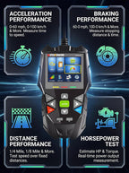 MOTOPOWER 4 in 1 Code Reader Car Diagnostic Scan Tool Oil Maintenance Reset, Battery Test, Performance Test with Lifetime Update