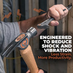 Wrango Tools 11.5" Titanium Nail Puller Cats Paw Pry Bar - Lightens Your Toolbelt - 45% Lighter Than Steel - Side Nail Puller - Professional Grade & Lifetime Warranty - 5% Donated To Help Farmers