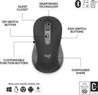 Logitech Signature Slim MK955 for Business Wireless Keyboard and Mouse Combo, Quiet Typing, Secure Receiver, Bluetooth, Globally Certified, Windows/Mac/Chrome/Linux - Graphite