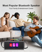 Karaoke Machine for Adults - with Lyrics Display and Screen  Professional Karaoke System  2 Wireless Mics  200W Peak Power  Free Karaoke App  Portable Karaoke Speaker for Home Party and Any Occasion