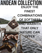 AHUAY Premium Hypoallergenic Alpaca Wool Blanket – Reversible 2-in-1 Andean Geometric Throw, Ultra Soft Warm Lightweight, Handmade in Ecuador (Tungurahua Brown Coffee, King)